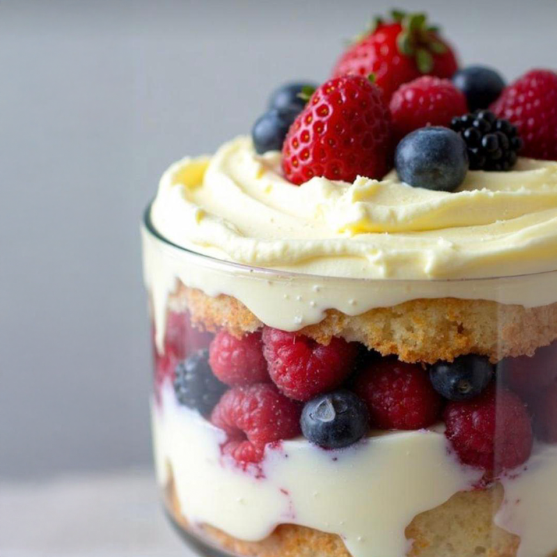 Mixed Berry Trifle Tubs + Gift Package