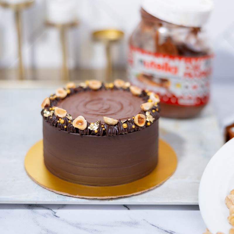 Chocolate with Nutella and Hazelnut